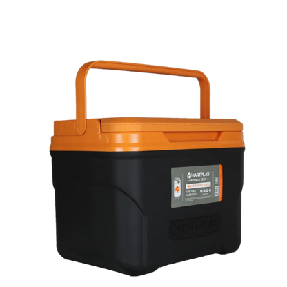 Hielera Izta Negro - Naranja 12 latas